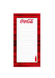 Lista de Compras Coca Cola Wood Stile, Vermelho, 10x20cm
