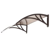 Toldo de Policarbonato 70x120cm Bronze