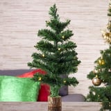 Árvore de Natal Canadá 20 Luzes Led 45cm Verde