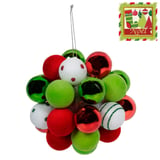 Bola Multi Bolas Coleção Noel, Colors, 10,5cm