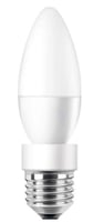 Lâmpada LED Vela Leitosa Luz Branca com Adaptador 6W Bivolt