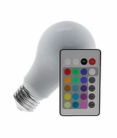Lâmpada LED Bulbo RGB 3,5W com Controle Bivolt