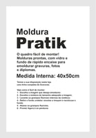 Moldura Prática Premier 40x50cm Branco