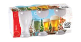 Conjunto de Copo de Cerveja 220ml 6 Peças Frevo Transparente