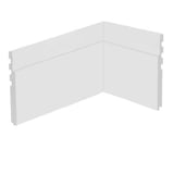 Rodapé Casual C02-200 20x210cm Barra Branco