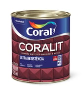 Emalte Sintético Coralit Premium para Madeiras e Metais 225ml Preto