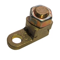 Terminal Compressão / Aperto Dourado Para Fio/Cabo 10Mm2 Com 1 Peças