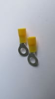 Terminal Anel Amarelo Para Fio/Cabo 4-6Mm2 Com 5 Peças