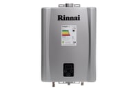 Aquecedor de Água a Gás Bi-Volt Eletrônico GLP (Prata) - 32°C à 50°C -E17 Rinnai