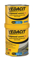 Vedacit Adesivo Estruturante Compound Tix Bi-Componente A+B 1kg Otto Baumgart