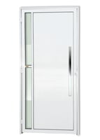 Porta Lambri e Visor Alumínio Branco Direita 210x90x4,6cm Visione