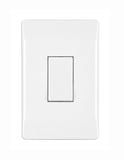 Conjunto Interruptor Simples 4X2 10A Moduluz Branco