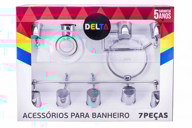 Kit Delta 7 Peas Cromado