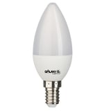 Lâmpada LED Vela Lisa Leitosa 4w Bivolt Branco