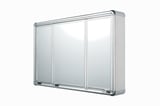 Armario para Banheiro Perfil de Aluminio com Espelho 45x73cm