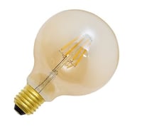 Lâmpada LED Ballon Filamento Luz Âmbar 4W 127V