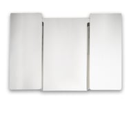 Espelheira para Banheiro 49x73x9cm Prata