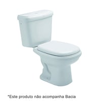 Caixa Acoplada para Vaso Sanitário Plus com Mecanismo Sabatini Branca 3L e 6L Icasa