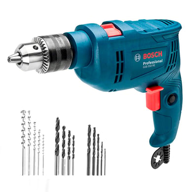 Furadeira de Impacto Bosch GSB 550 550W 127V 14 Acessrios