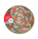 Tábua de Corte de Vidro Redondo 35cm Pizza Colorido