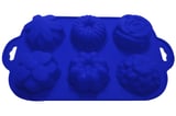 Forma para Cupcake Diversas de Silicone Azul