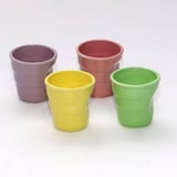 Jogo 4 Xicaras de Porcelana Cups 200ml Colorido