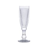 Taça de Vidro para Champagne Bico de Jaca 185ml Transparente