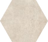 Porcelanato Natural Detroit Hexa Off White 17,5x17,5cm Caixa 0,66m² Cinza