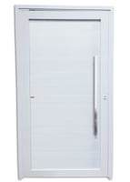 Porta Pivotante PVC Branco Direita 216x130x6cm Tecplus100
