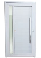 Porta Pivotante e Visor PVC Branco Direita 216x100x6cm Visione