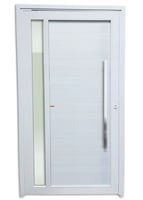 Porta Pivotante e Visor PVC Branco Direita 216x130x6cm Visione