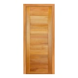 Porta Montada Madeira Maciça Tauari 215x92x14cm