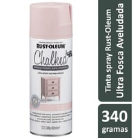 Tinta Spray Chalked 340G Efeito Giz/Aveludado Ultra Fosco Rosa Pálido Rust-Oleum
