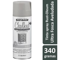 Tinta Spray Chalked 340G Efeito Giz/Aveludado Ultra Fosco Cinza Envelhecido Rust-Oleum
