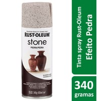Tinta Spray Especialidades Stone 340G Acabamento Efeito Pedra Decorativa Marrom Claro Rust-Oleum