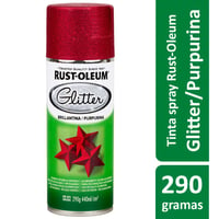 Tinta Spray Especialidades Glitter 290G Purpurina Vermelho Rust-Oleum