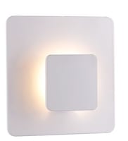 Arandela Com Luz Indireta Quadrada 3W 2700K Bivolt Ip65 Luminatti