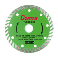 Disco Diamantado Eco Turbo 110mm Verde