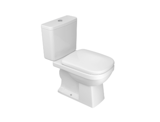 Kit Completo Vaso Sanitário com Caixa Acoplada e Assento Quadra 66x37x66cm Branco Deca