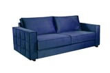 Sofa Santiago Monteiro Veludo 83x220x87cm Azul