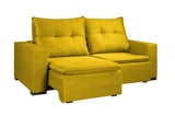 Sofa Signo Monteiro Amarelo 180x110cm/153x10cm