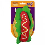 Mordedor Pelucia Food Hot Dog Bege