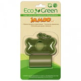 Kit Porta Saquinho Bio Eco Green 2 Rolos Verde