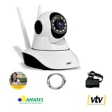 Câmera Pantilt IP Wi-Fi Branco VTV