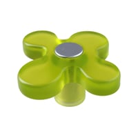 Puxador para Móveis Botão 3cm Verde