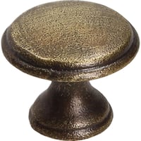 Puxador para Móveis Botão Envelhecido 2,9cm Bronze