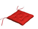 Almofada Poliéster UV50 para Cadeira 43x43cm Cinza e Vermelho