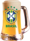 Caneca Scandinavia Brasão CBF 355ml