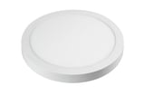 Plafon de Sobrepor Home LED Redondo 6W 3K Bivolt 4,5x18x18cm Branco