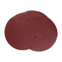 Disco de Lixa 225mm 873667 Grão 180 10 Peças 8 Furos Vermelho WBR